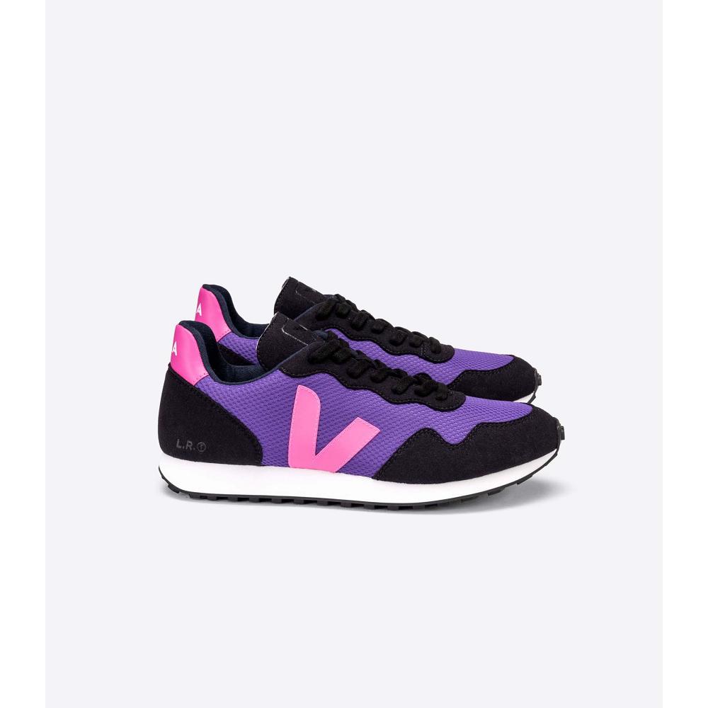 Women\'s Veja SDU REC ALVEOMESH Running Shoes Purple/Black | ZA 433CTV